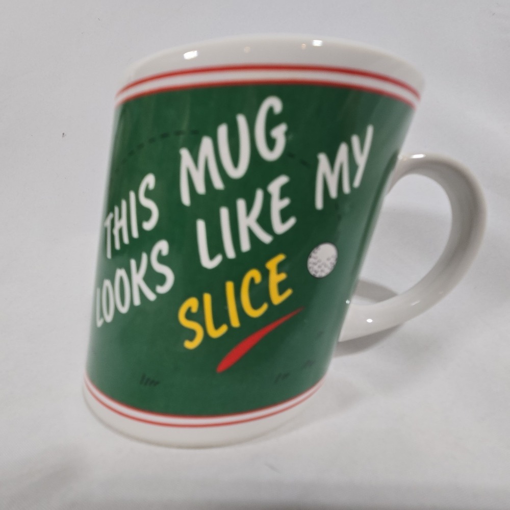 Papel Golf Novelty Coffee Mug | "This Mug Looks Like My Slice" | Golfer Gift